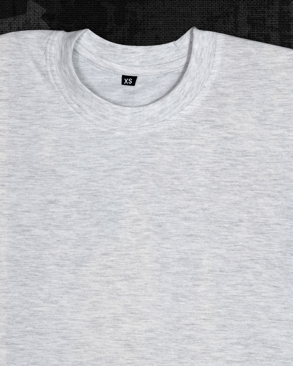 Basic Melange White Classic Fit T-shirt