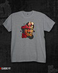 Do what you love Melange Grey Regular Fit T-shirt