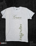 GRACE Melange White Regular Fit T-shirt