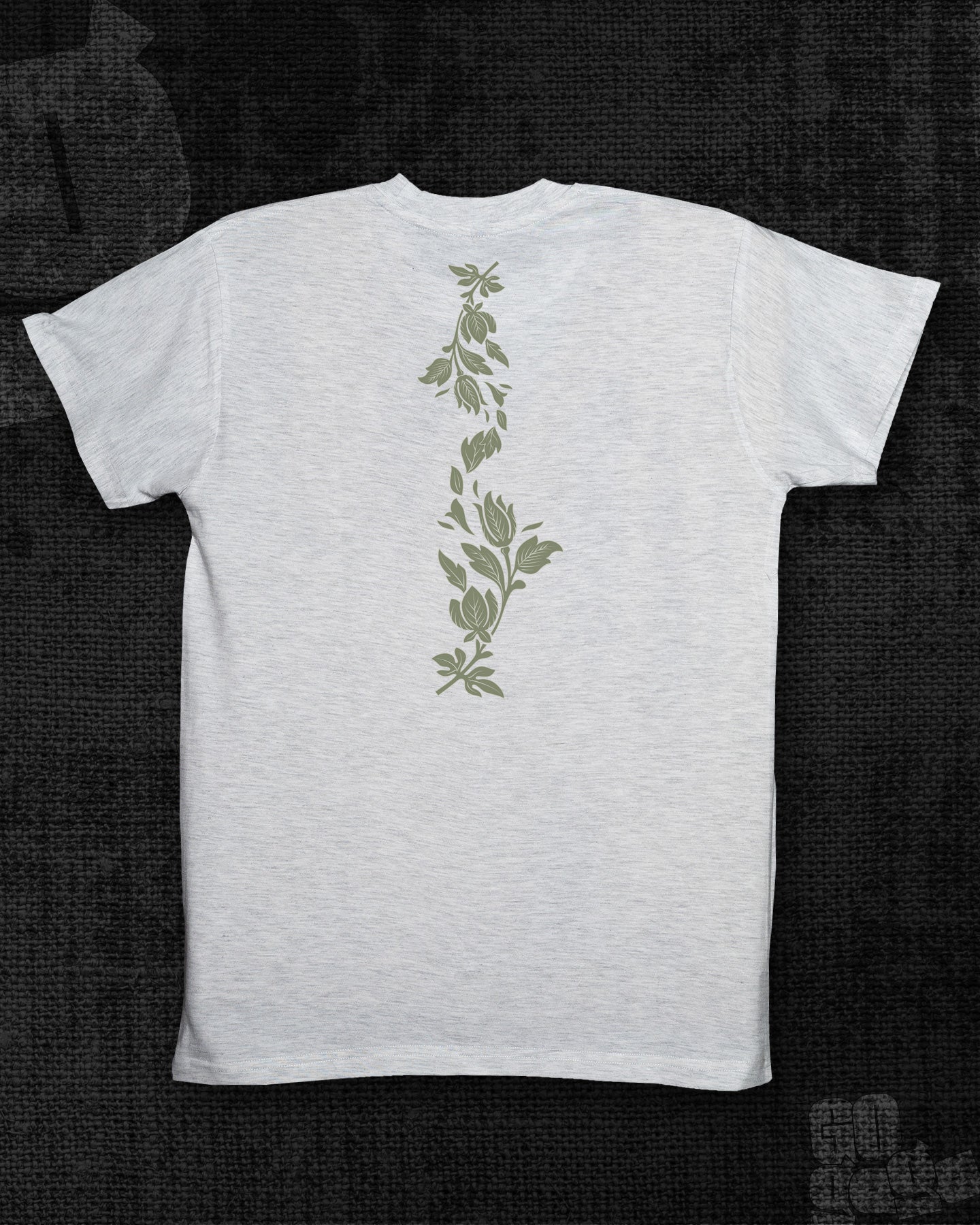 GRACE Melange White Regular Fit T-shirt