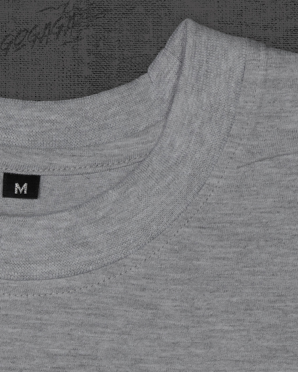 Kute Kitten Melange Grey Crop Top