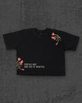 Embrace Black Crop Top