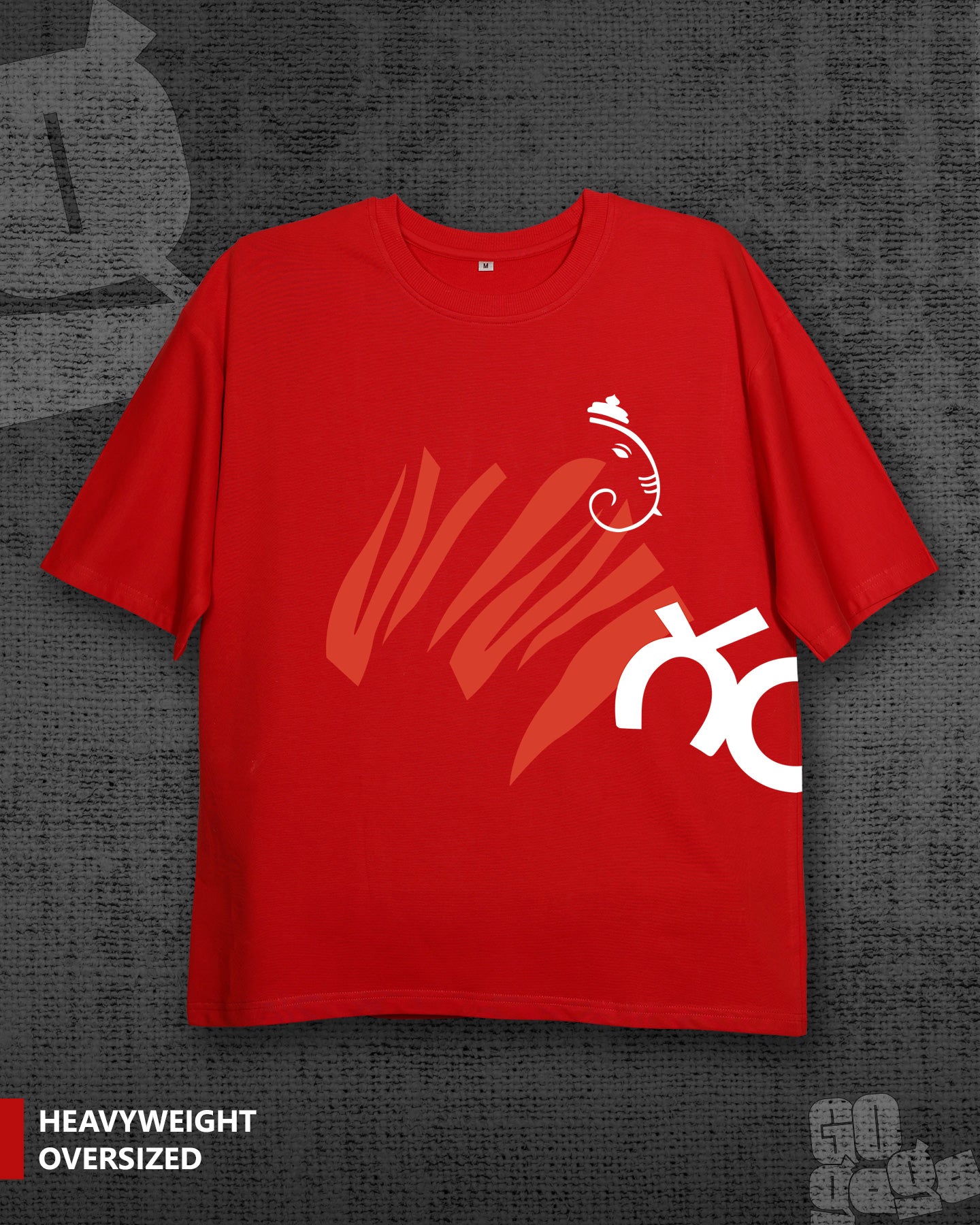 Ganapathi front print Oversized t-shirt