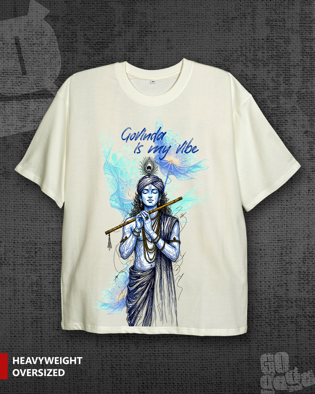 Krishna front print T-shirt