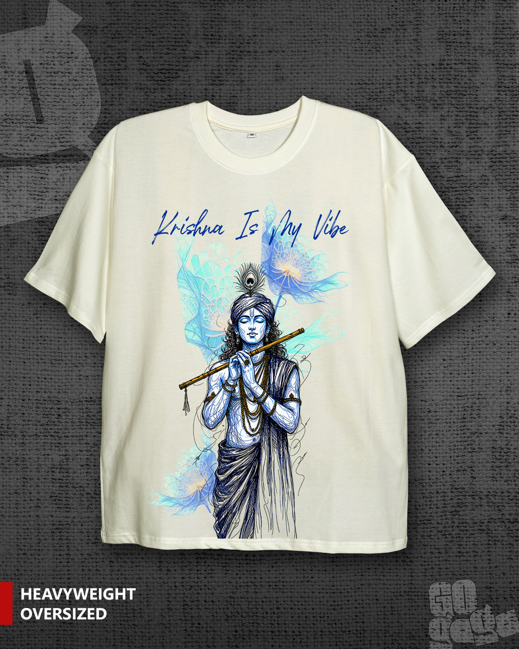 Krishna front print T-shirt