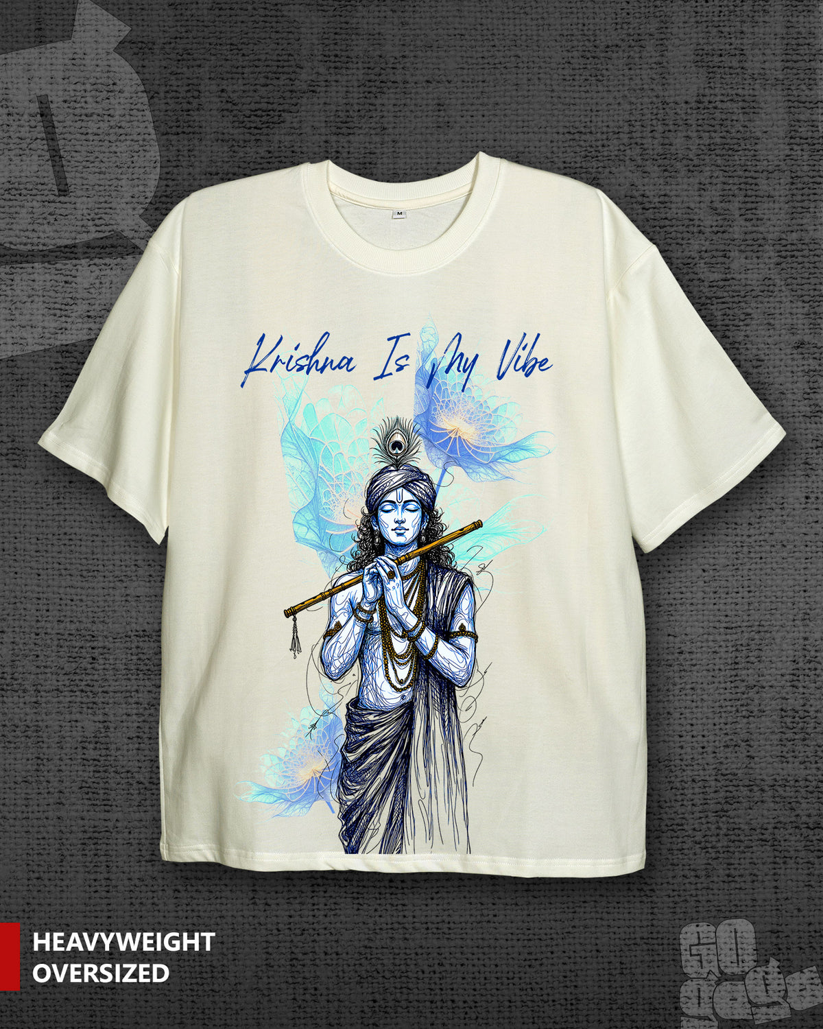 Krishna front print T-shirt