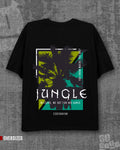 Jungle Black Oversized T-shirt