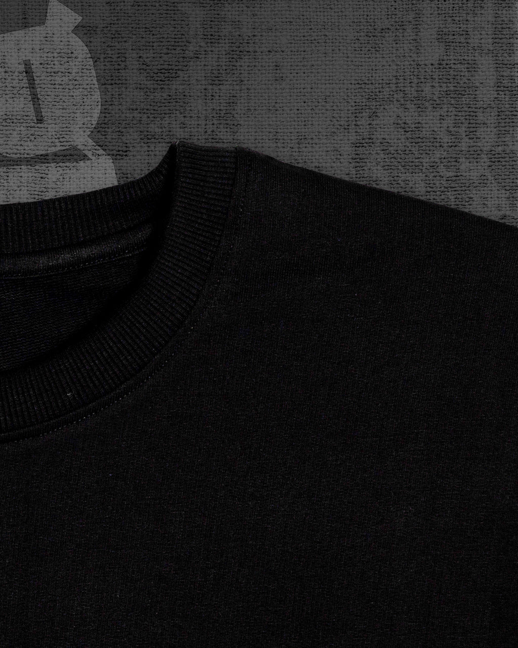 Blessed by Jagannath | Black Heavyweight Oversized T-shirt