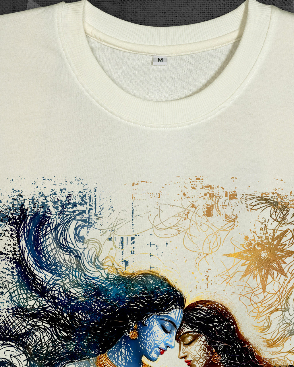 Radha Krishna details T-shirt