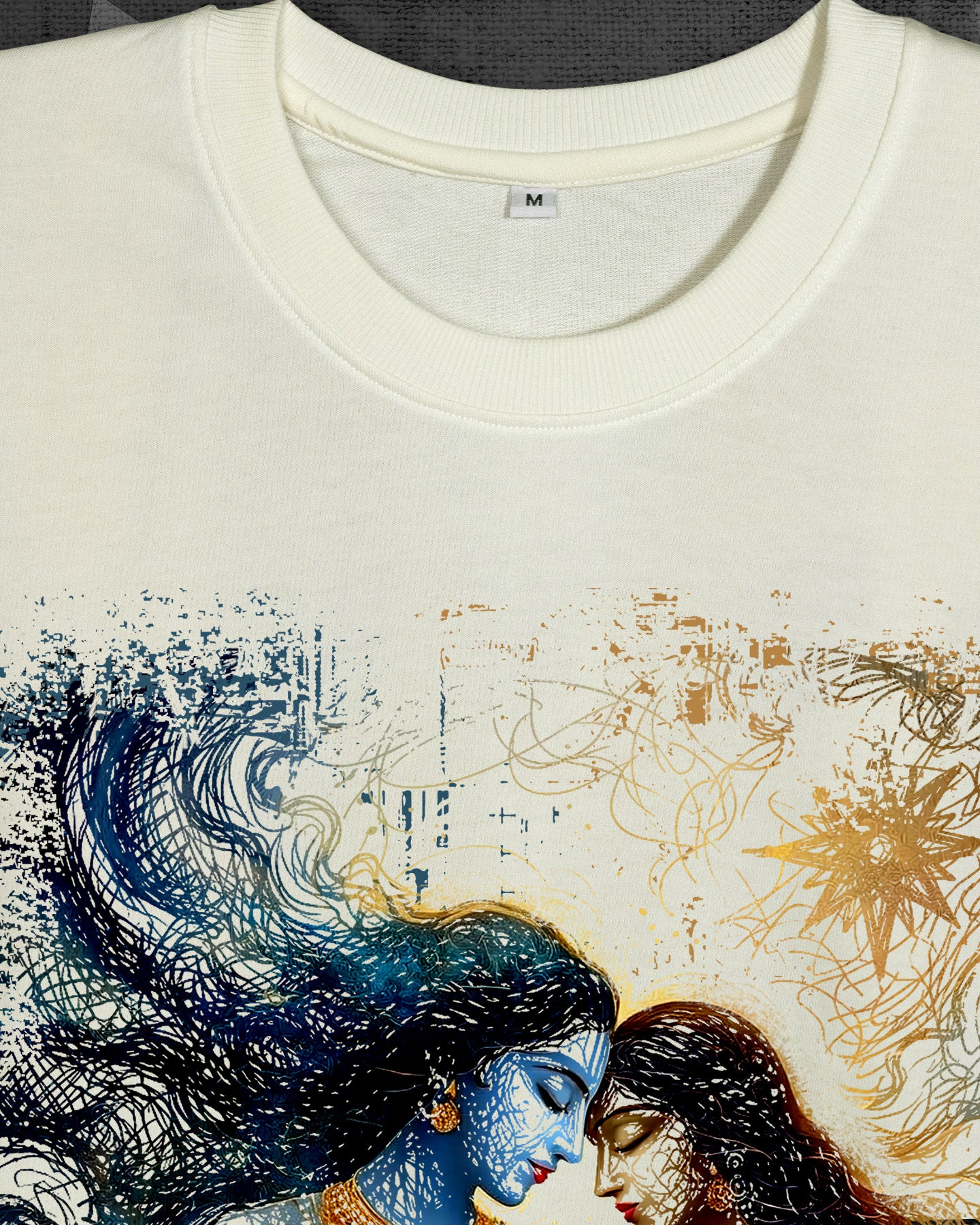 Radha Krishna details T-shirt